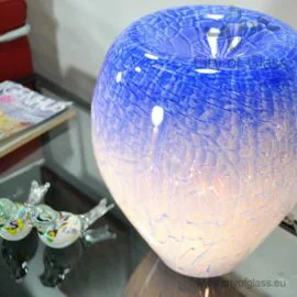 Glass lamp Blue by Loranto - 36 cm