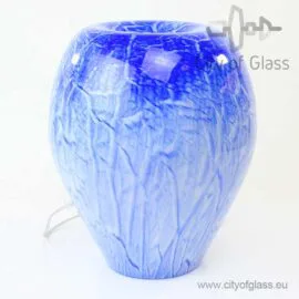 Glass lamp Blue by Loranto - 36 cm