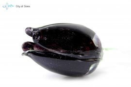 Tulp van glas Zwart