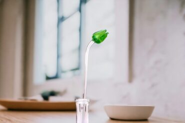 Tulp van Glas groen