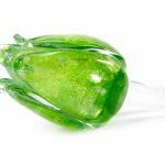 Tulp van glas groen