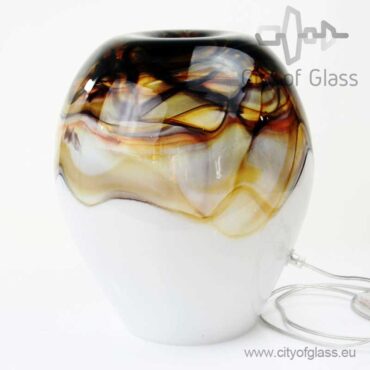 Glass lamp Earth by Loranto - 34 cm