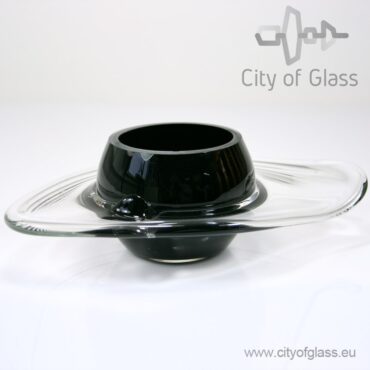 Glass tealight holder