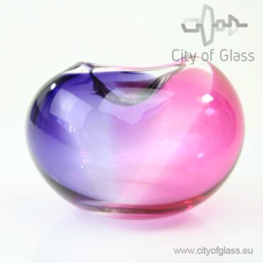 kristallen vaas violet van Ozzaro