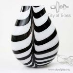 Glass lamp Zebra by Loranto - 40 cm