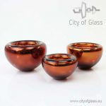 Crystal bowl Amber by Ozzaro