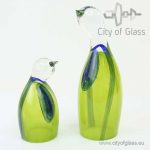 Glass penguin by Loranto - green