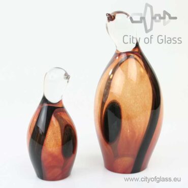 Glass penguin by Loranto - red