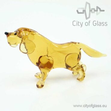 Glazen figuur hond - labrador van Loranto