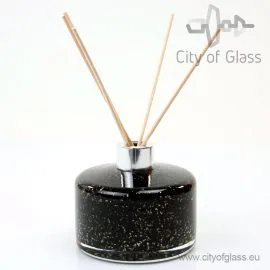 Glazen diffuser - cilinder zwart