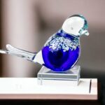 Mini Urn vogel blauw Loranto urn KU.12