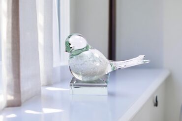 Mini Urn bird white