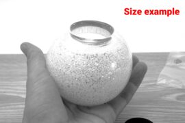Size example mini urn tealight holder