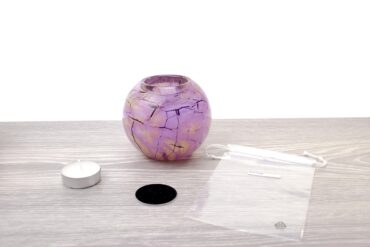Mini Urn Tea Light Holder Pink Marble