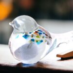 Mini urn vogel heart of glass 1