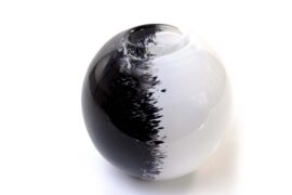 Mini Urn | Waxinelichthouder 14cm | Urn | ”Ying & Yang”