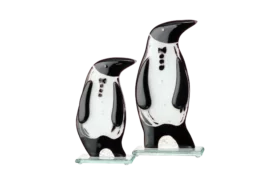 Pinguin van fusing glas
