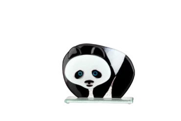 Fusion glass panda