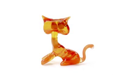 Glass cat Garfield