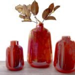 Vases Red Pearl set