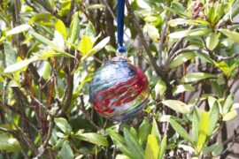 Sphere garden object small hanging