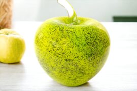 Glass apples Green small