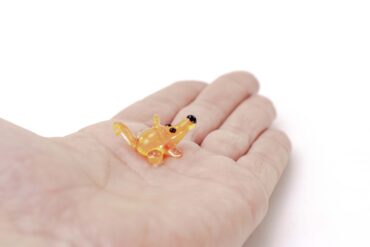 Miniature Glass Mouse Size