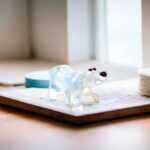 miniature glass Polar bear