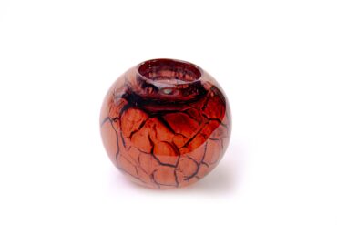 Mini urn wax red marble WU.8.RMB