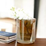 Cylinder vase brown