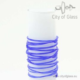 Witte spiraalvaas van Loranto – 24 cm