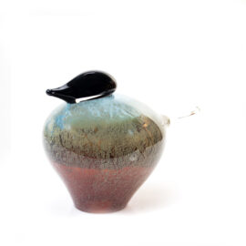 Bird “Earth & Water” | Glass Bird | Glass Animals | Figurines Decoration