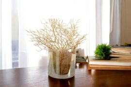 Cilinder Vaas Bruin Middel | Luxe Vazen | Bloemen vaas
