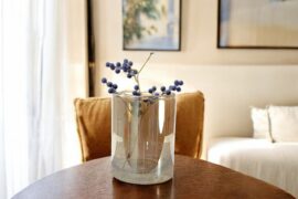 Cilinder Vaas Bruin Middel – Groot | Luxe Vazen | Bloemen vaas