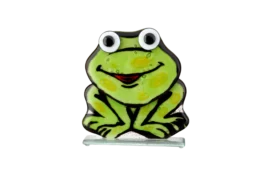 Fusion Glass Frog | Fusing glass | Kunst glas | Luxe Object |