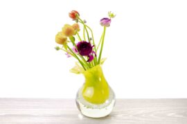 Luxe vaas | Bloemen vaas | Kleur | Geel