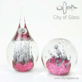 Crystal drop or ball Vulcano by Ozzaro