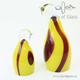 Glass penguin by Loranto – yellow