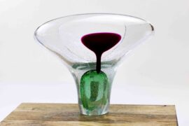 Adam Jablonski Kristallen Object Red Dot – 26 cm