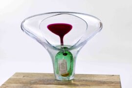 Adam Jablonski Kristallen Object Red Dot – 26 cm