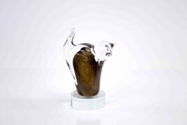 Mini Urn Bruine Kat