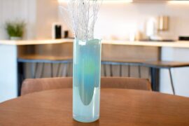 Cylinder Vase Turquoise | Large | Luxury Vase | Flower Vase