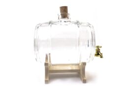 Drankdispenser met Kraantje | Likeurvat | Glas | Transparant | 2L