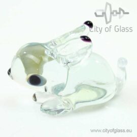 Glass figurine Rabbit by Loranto