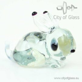 Glass figurine Rabbit by Loranto
