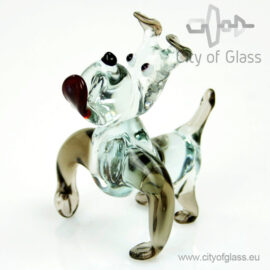 Glass figurine Bulldog by Loranto