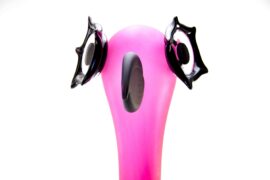 Luxury Glass Art ”Flamingo”
