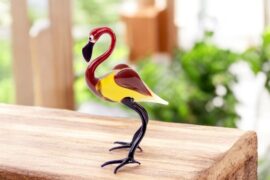 Flamingo van Glas | Tropische glasdieren