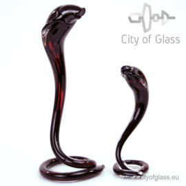 Glass cobra – black with red