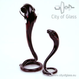 Glass cobra – black with red